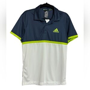 NWT Adidas Climalite White Court Tennis Performance Polo Sz S